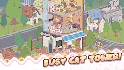Screenshot 5: My Cat Tower : Idle Tycoon