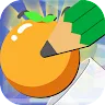 Icon: The Rolling Orange and Pencil