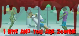 Screenshot 1: Beach of the Dead-Zombie Fight
