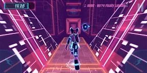 Screenshot 1: Synthwave Run