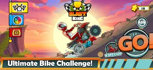 Screenshot 1: Blast Bike - 2D Race