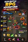 Screenshot 1: The Walking Hero - Idle RPG