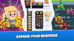 Screenshot 2: Idle Delivery Tycoon - Merge