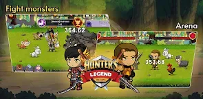 Screenshot 2: Hunter's Legend Idle RPG