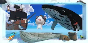 Screenshot 1: Cat Chi who escaped from the whale