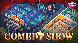 Screenshot 1: Idle Comedy Central Tycoon