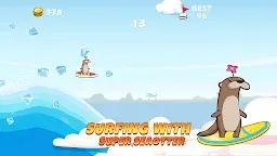 Screenshot 3: 南極企鵝滑浪