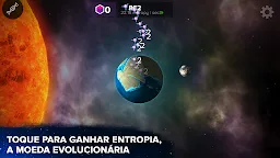 Screenshot 1: Evolução Nunca Fin - Célula à Singularidade