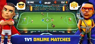 Screenshot 1: Goal Battle: Soccer Games