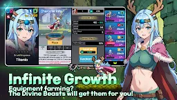 Screenshot 4: Conqueror girls : AFK Idle RPG