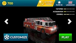 Screenshot 8: Real Fire Truck Driving Simulator: Fire Fighting