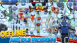 Screenshot 3: Idle Hero TD 塔防角色扮演游戏