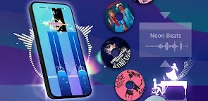 Screenshot 7: Neon Magic: 鋼琴塊衝刺