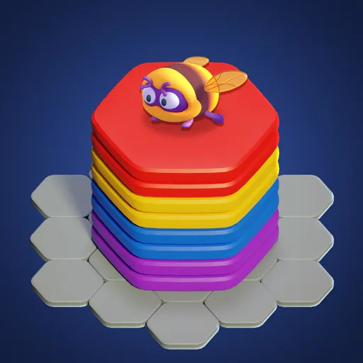 Hexa Hive Adventure: Sort Game