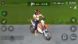 Screenshot 1: Wheelie Master: Moto Ride 3D