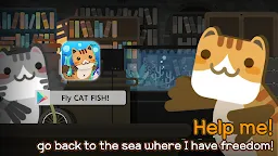 Screenshot 3: Fly! CAT FISH!