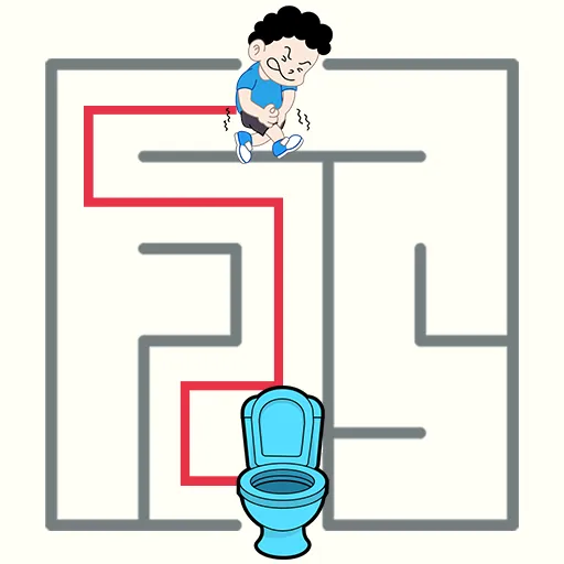 Toilet Rush Race: Draw Puzzle