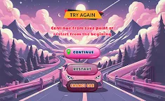 Screenshot 3: Colorful Road Car Game