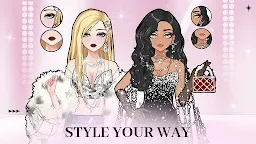 Screenshot 1: Anime Fashion Princess Dressup