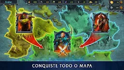 Screenshot 1: Heroes of War Magic: Crônicas