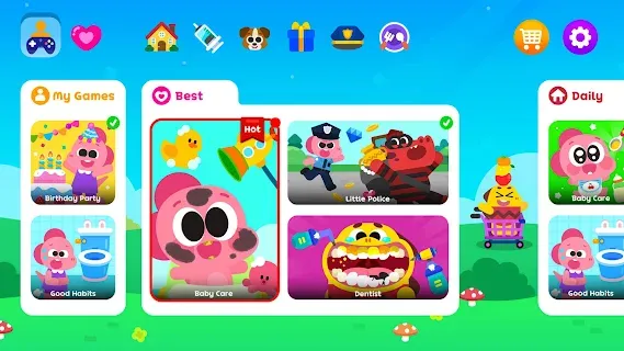 Cocobi Play One - hospital,job - Games