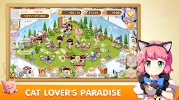 Screenshot 1: LINE Cat Café