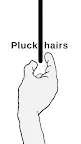 Screenshot 1: Pluck It: hairs and emotions