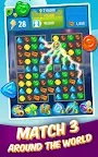 Screenshot 2: Gummy Drop! – Free Match 3 Puzzle Game