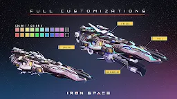 Screenshot 2: Iron Space: Real-time Spaceship Team Battles