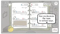 Screenshot 19: Rainy attic room | English