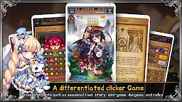 Screenshot 1: Lutie RPG Clicker