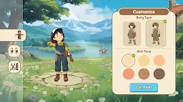 Screenshot 1: Cozy Islands - craft & build