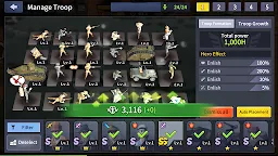 Screenshot 10: ミリタリーウォー：放置型シミュレーション