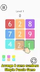 Screenshot 1: Number Tic-Tac-Toe IQ Puzzle