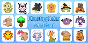 Screenshot 5: Pixel by Color: Pixel Art
