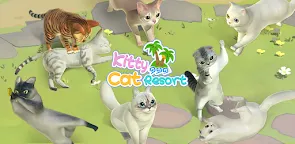 Screenshot 1: Resort para gatos: juego de crianza de gatos