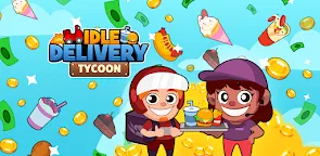 Screenshot 1: Idle Delivery Tycoon - Merge