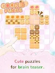 Screenshot 4: Cookie puzzles.  -Cute & enjoy!-