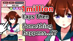 Screenshot 1: 百萬點擊少女