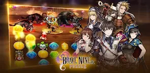 Screenshot 1: Brave Nine & Puzzle - Match 3