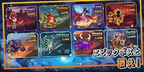 Screenshot 3: ダークサガRPGゲーム。ドットファンタジーローグライク