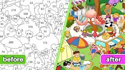 Screenshot 1: Color Stickers: Coloring Games