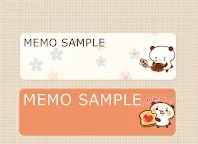 Screenshot 3: 팬더 메모장Sticky Note Panda Bread