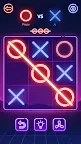 Screenshot 1: Tic Tac Toe 2 Player:Glow XOXO
