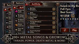 Screenshot 2: Rhythmetallic: Rock Guitar Tap