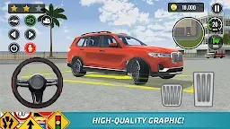 Screenshot 2: Real Car Driving Academy Game