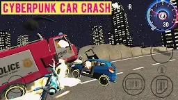 Screenshot 2: Cyberpunk Car Crash