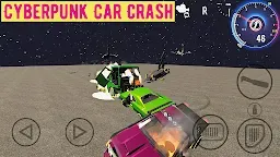Screenshot 5: Cyberpunk Car Crash