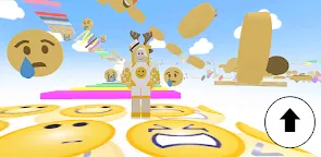 Screenshot 5: Parkour Emoji world cute girl