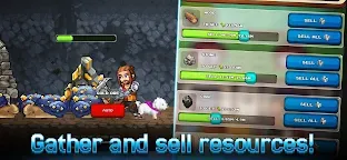 Screenshot 3: Idle Miners Settlement: idle mining & clicker game